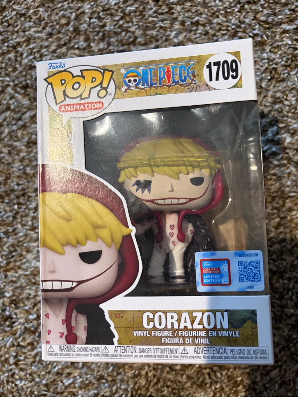 Corazon 2024 NYCC SHARED Exclusive One Piece Funko Pop(PlsRead
